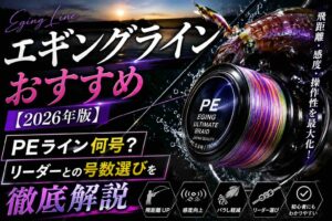 エギングラインおすすめ【2026年版】PEライン何号？リーダーとの号数選びを徹底解説