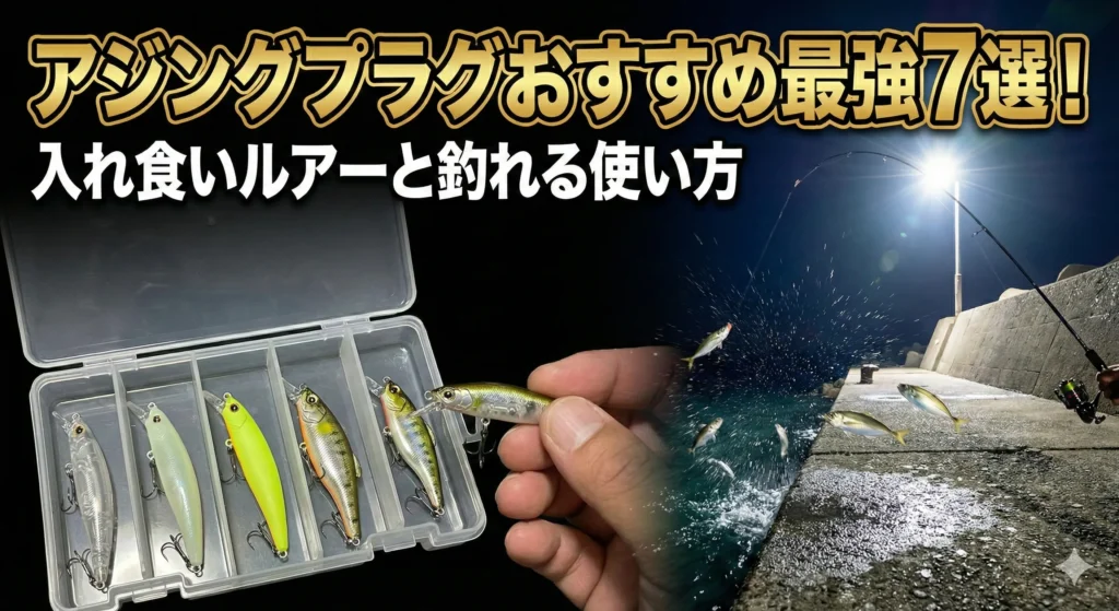 アジングプラグおすすめ最強7選！入れ食いルアーと釣れる使い方