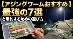 【アジングワームおすすめ】最強の7選と爆釣するための選び方