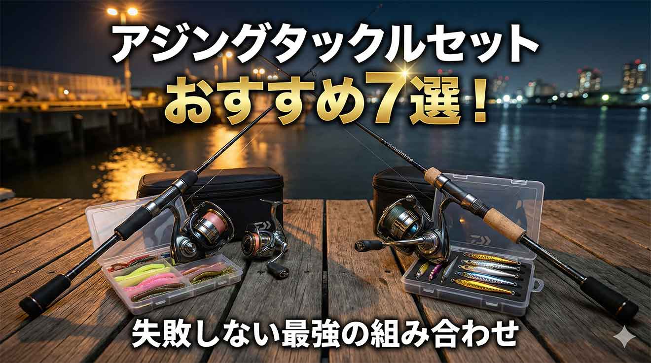 アジングタックルセットおすすめ7選！失敗しない最強の組み合わせ
