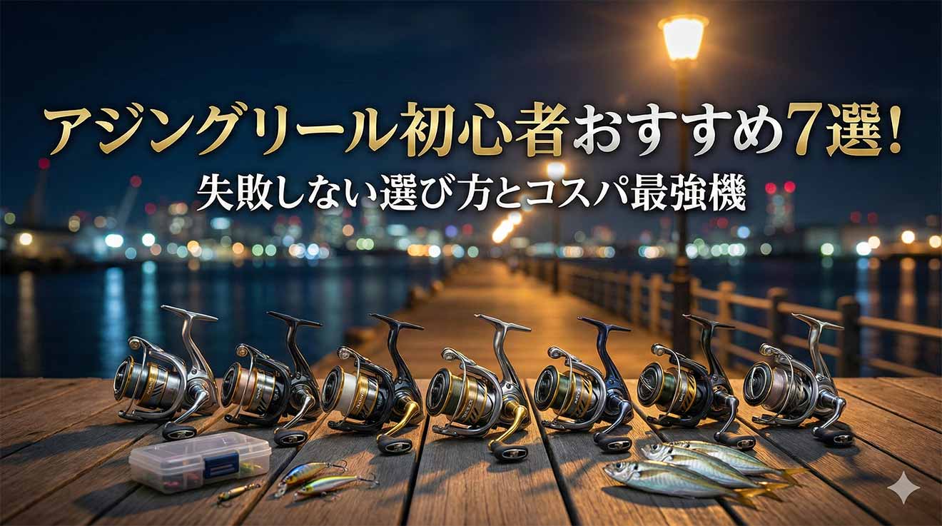 アジングリール初心者おすすめ7選！失敗しない選び方とコスパ最強機