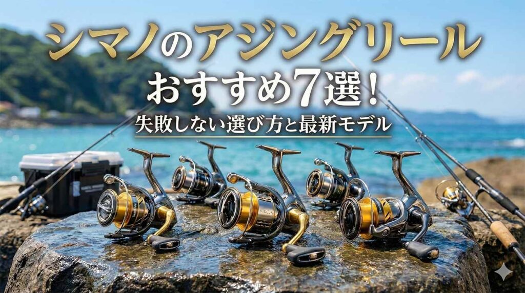 シマノのアジングリールおすすめ7選！失敗しない選び方と最新モデル