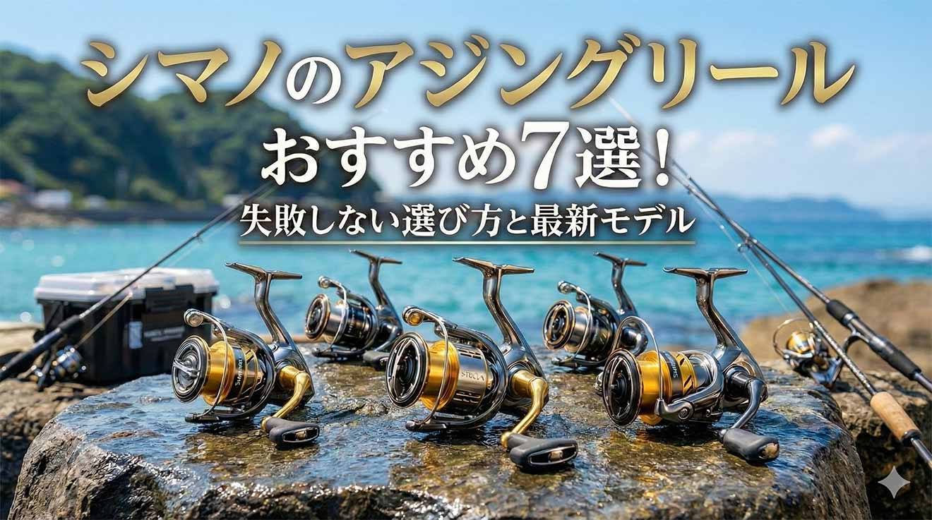 シマノのアジングリールおすすめ7選！失敗しない選び方と最新モデル