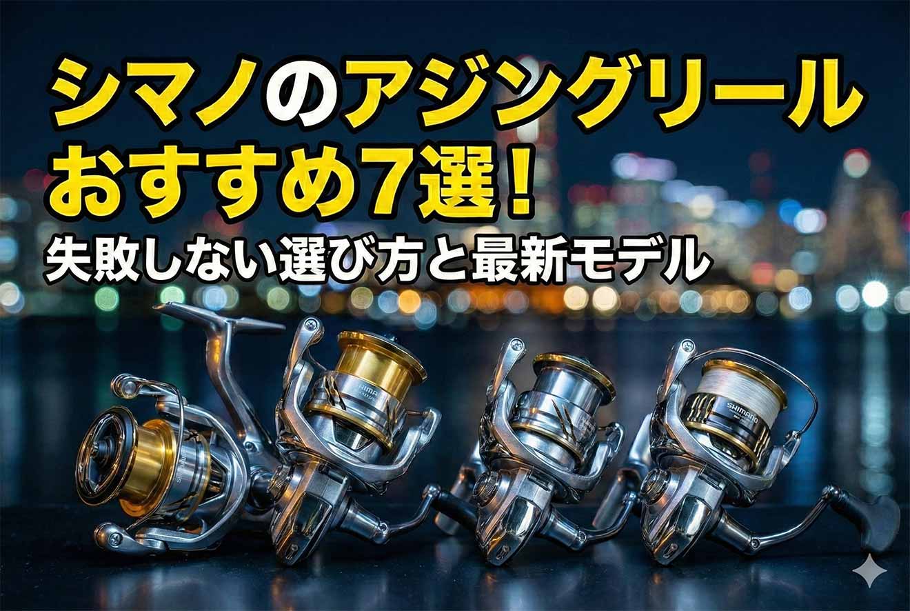 シマノのアジングリールおすすめ7選！失敗しない選び方と最新モデル