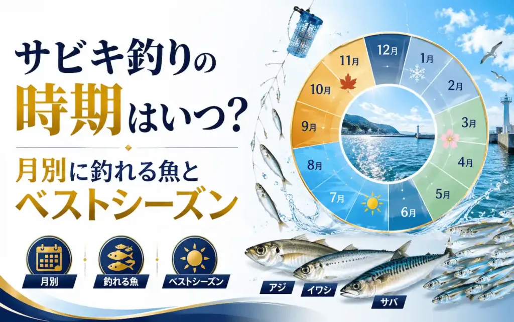 サビキ釣りの時期はいつ?月別に釣れる魚とベストシーズン