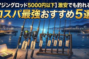 【アジングロッド5000円以下】激安でも釣れる？コスパ最強おすすめ5選と失敗しない選び方