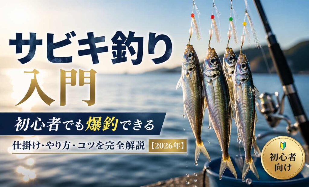 サビキ釣り入門｜初心者でも爆釣できる仕掛け・やり方・コツを完全解説【2026年】