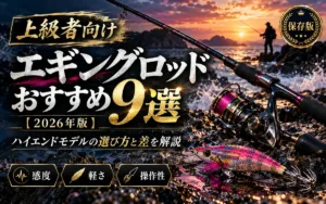 上級者向けエギングロッドおすすめ9選【2026年版】ハイエンドモデルの選び方と差