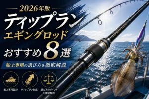 ティップランエギングロッドおすすめ8選【2026年版】船上専用の選び方を徹底解説