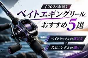 ベイトエギングリールおすすめ5選【2026年版】ベイトタックルの選び方とスピニングとの違い