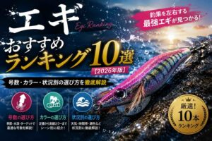 エギおすすめランキング10選【2026年版】号数・カラー・状況別の選び方を徹底解説