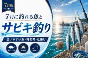 7月に釣れる魚とサビキ釣り｜狙いやすい魚・時間帯・仕掛け