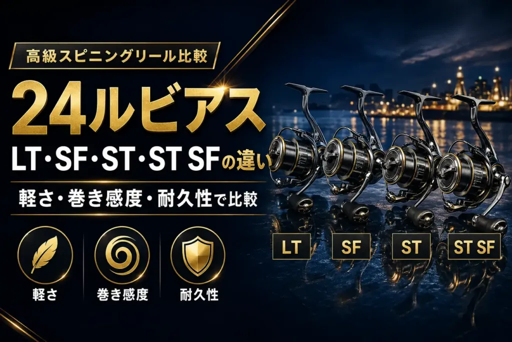 24ルビアスLT・SF・ST・ST SFの違い