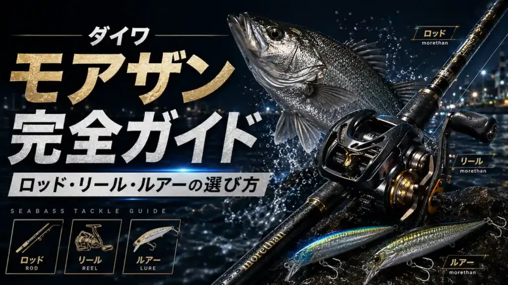 ダイワ モアザンおすすめ完全ガイド ロッド・リール・ルアーの選び方