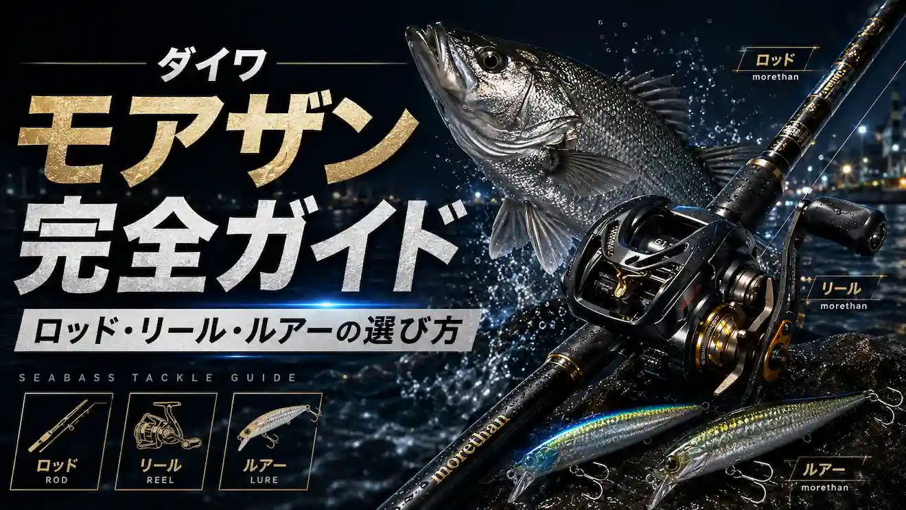 ダイワ モアザンおすすめ完全ガイド ロッド・リール・ルアーの選び方