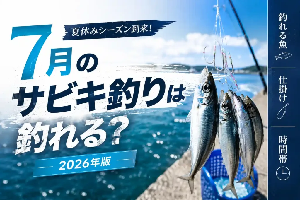 7月のサビキ釣りは釣れる？釣れる魚・仕掛け・時間帯【2026年版】