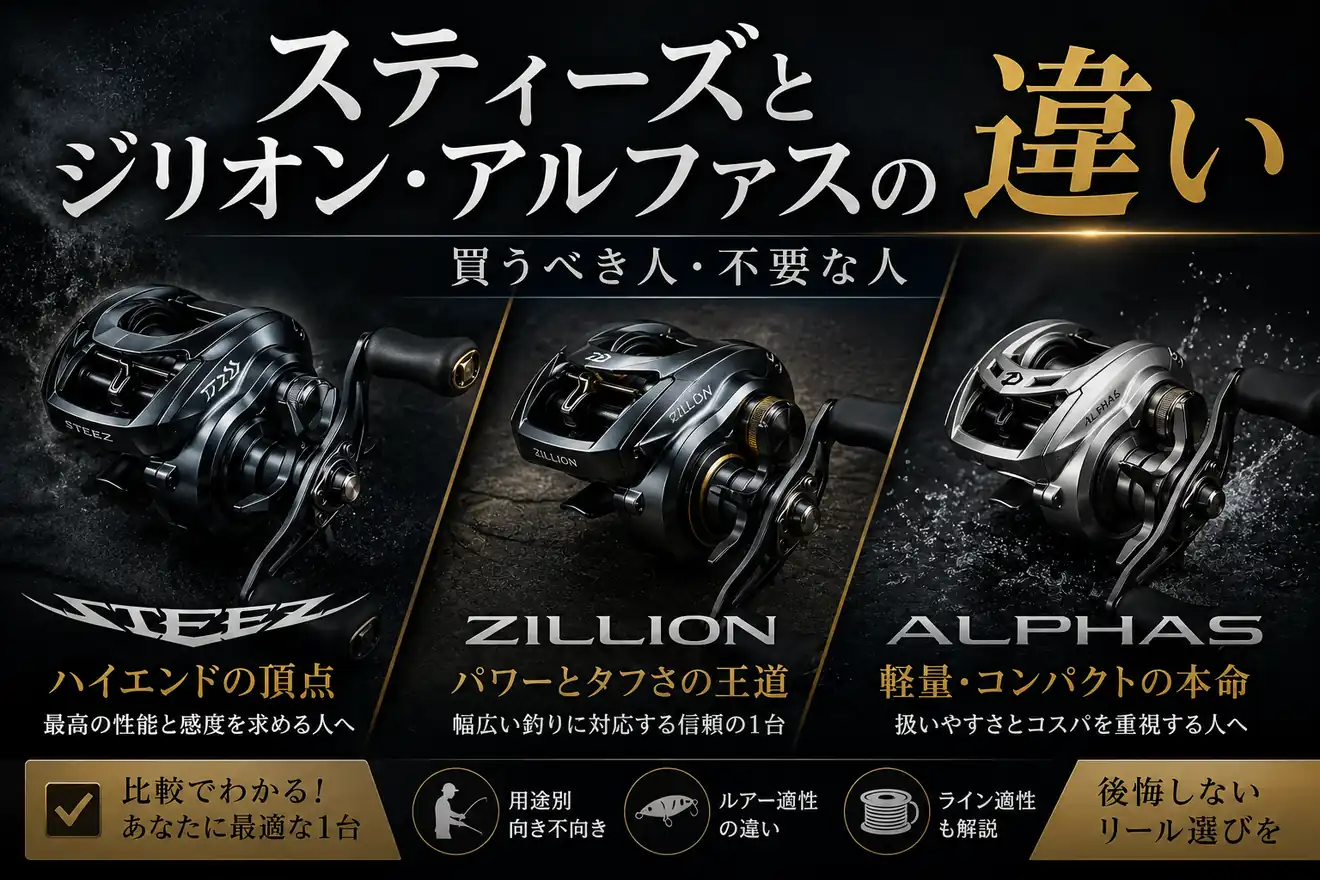 スティーズとジリオン・アルファスの違い 買うべき人・不要な人