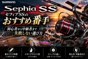 セフィアSSのおすすめ番手 初心者から中級者までの選び方